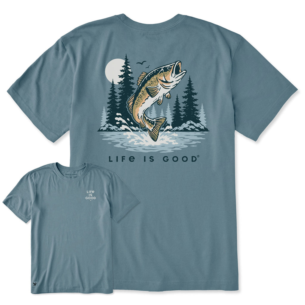Men's Jumping Fish Short Sleeve Crusher Tee product image 1