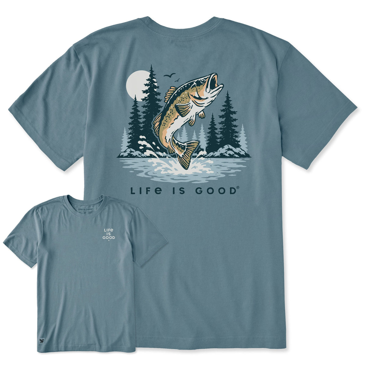 Men's Jumping Fish Short Sleeve Crusher Tee product image 1