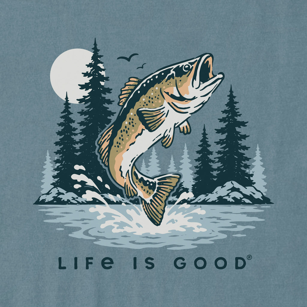 Men's Jumping Fish Short Sleeve Crusher Tee product image 2