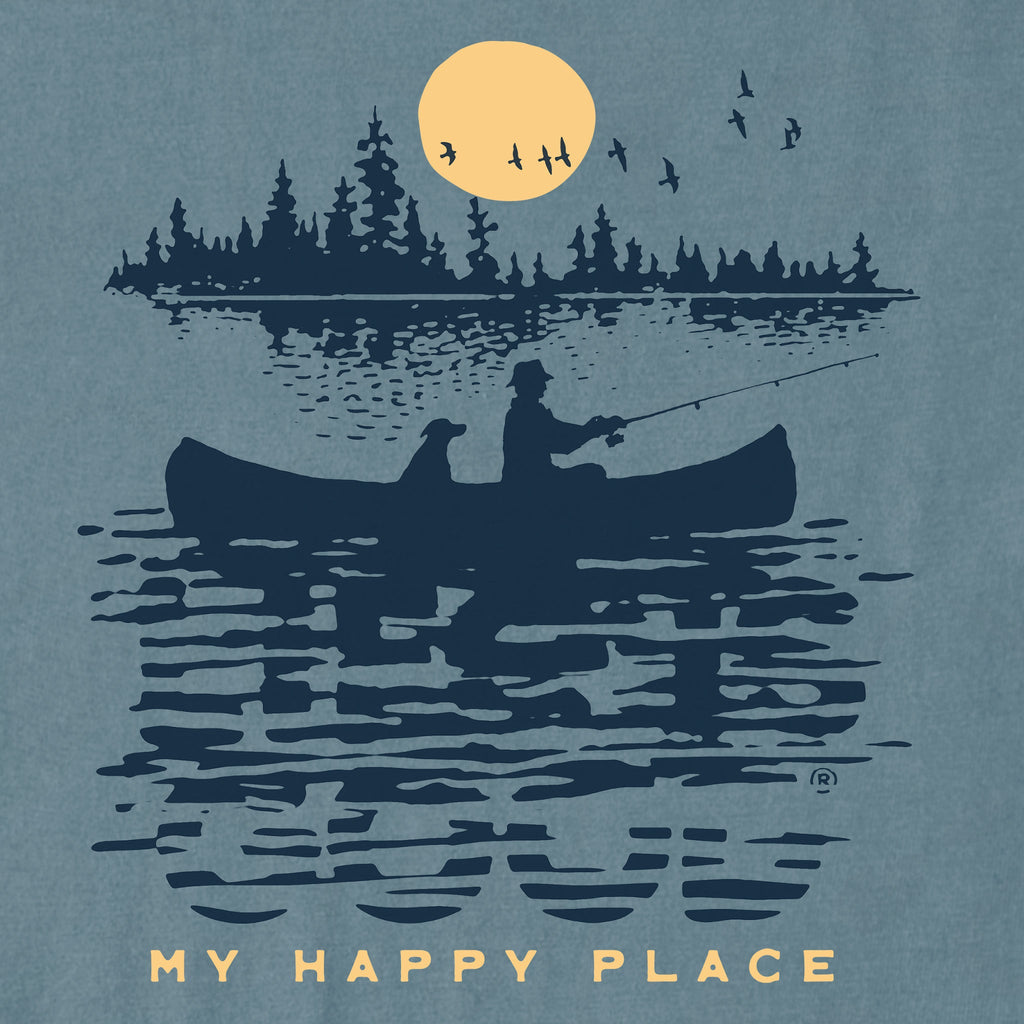 Women's My Happy Place Short Sleeve Crusher Tee product image 2