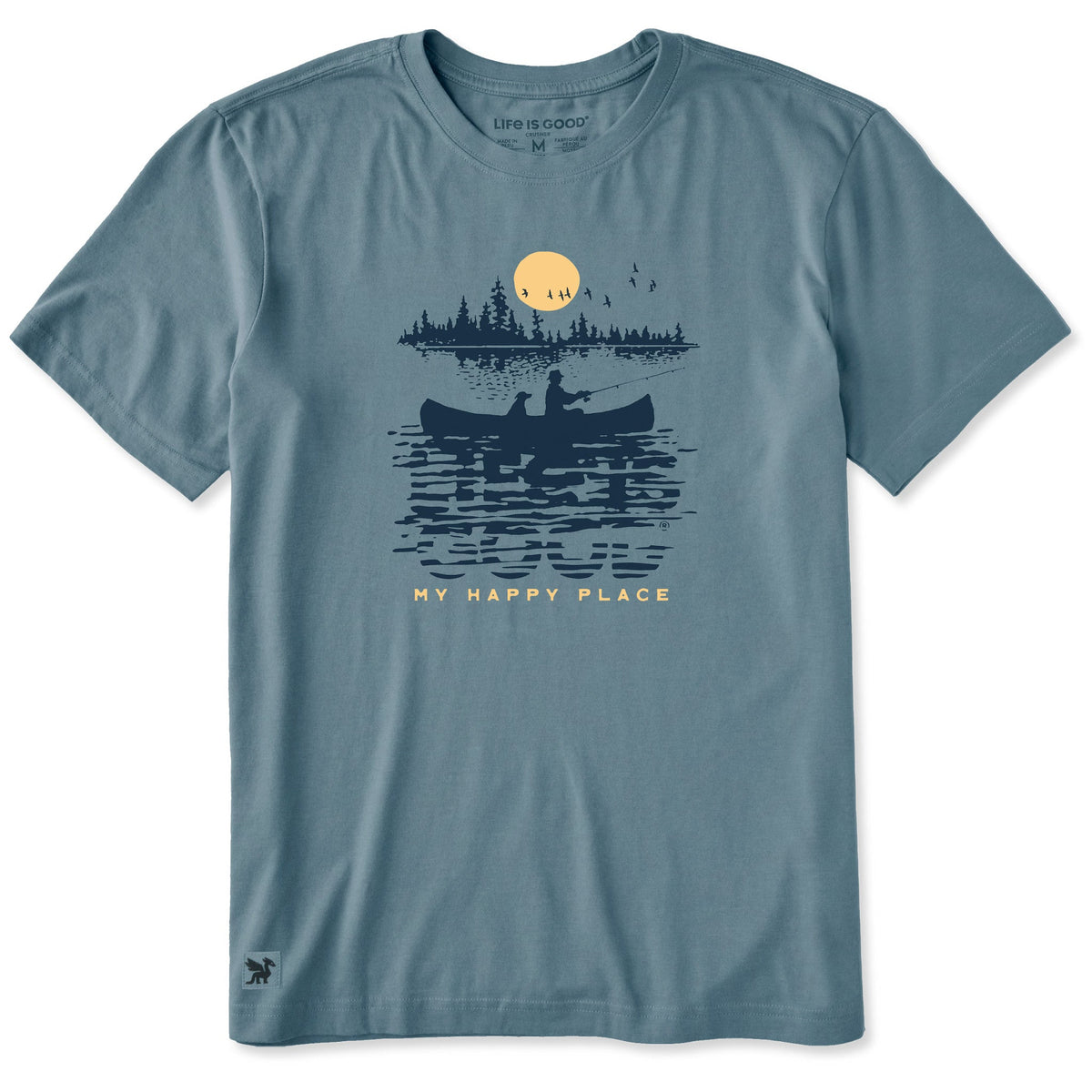 Men's My Happy Place Short Sleeve Crusher Tee product image 1
