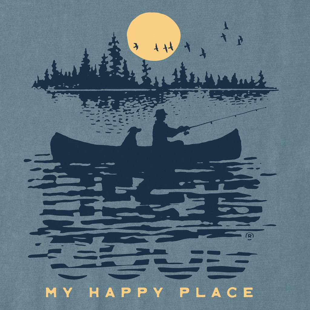 Men's My Happy Place Short Sleeve Crusher Tee product image 2