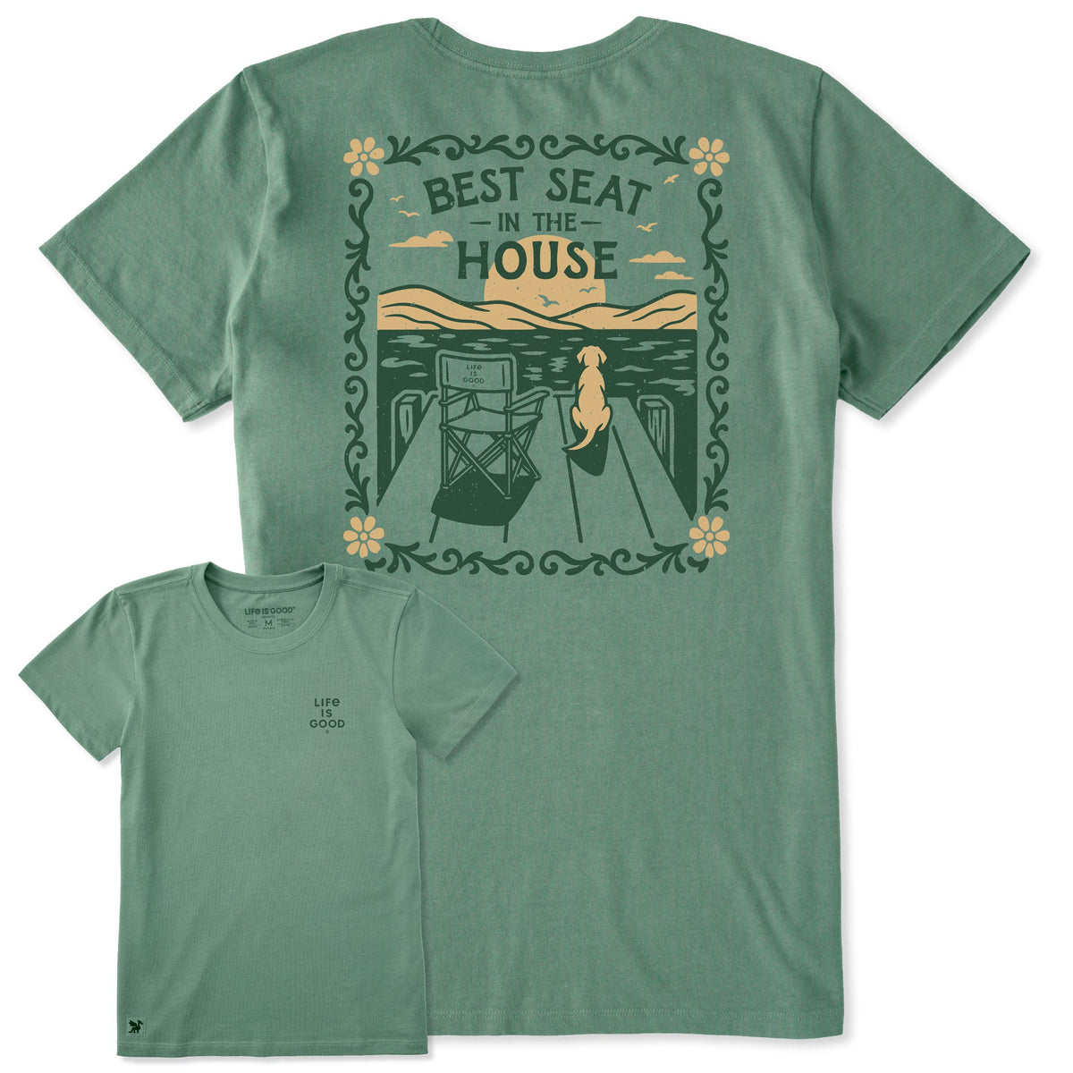 Women's Best Seat In The House Short Sleeve Crusher Tee product image 1