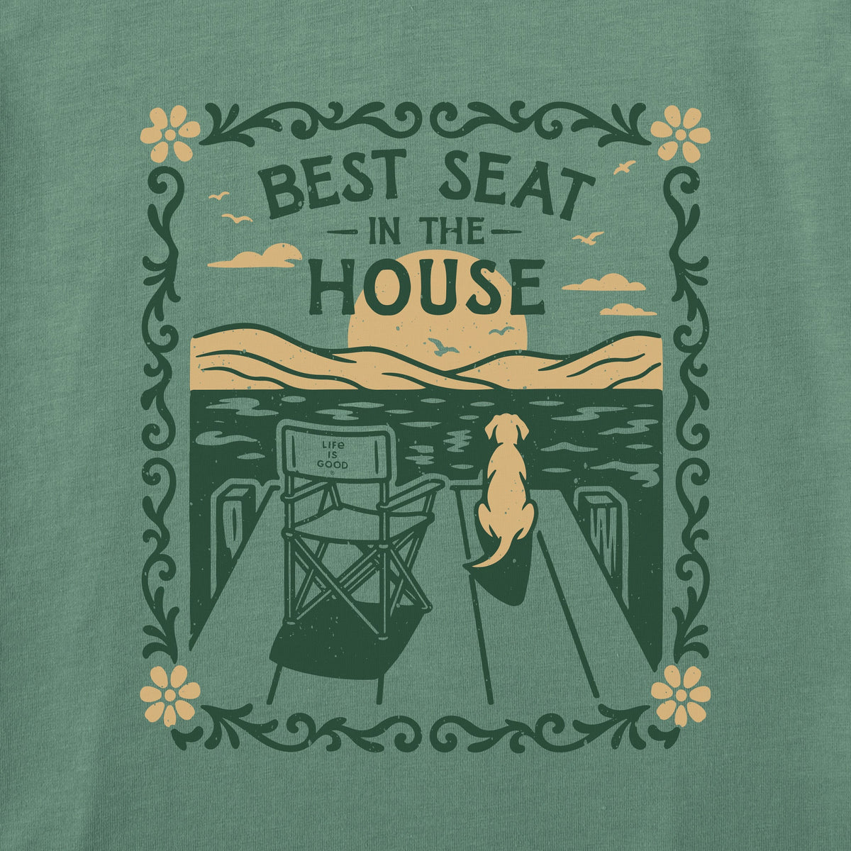 Women's Best Seat In The House Short Sleeve Crusher Tee product image 2