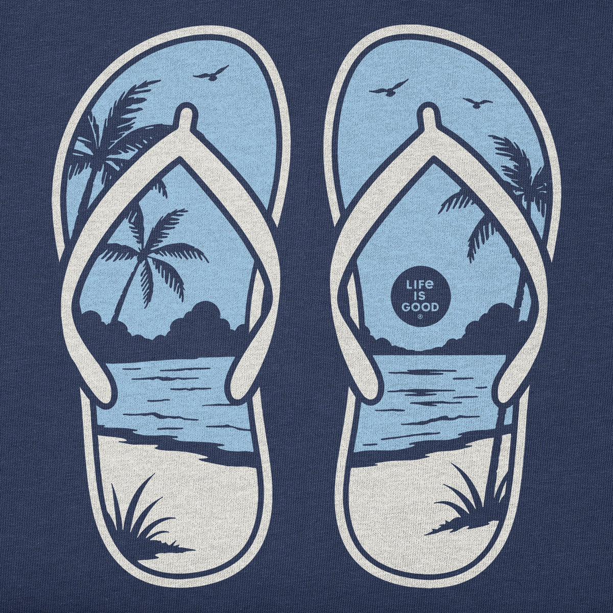 Kids Flip Flop Beach Short Sleeve Crusher Tee product image 2