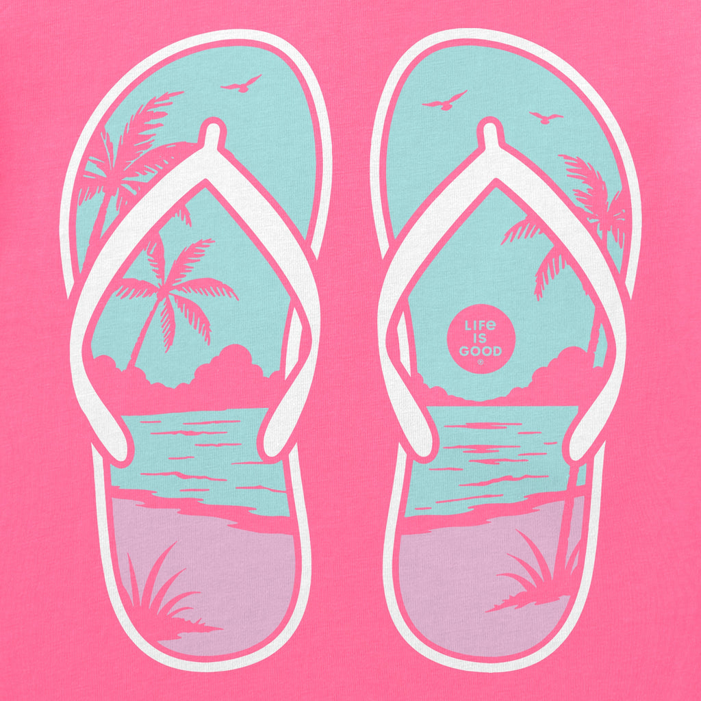 Women's Flip Flop Beach Crusher Boxy Tank product image 2