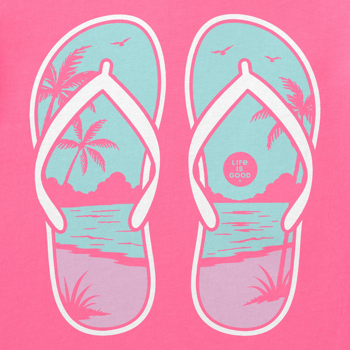 Women's Flip Flop Beach Crusher Boxy Tank product image 2