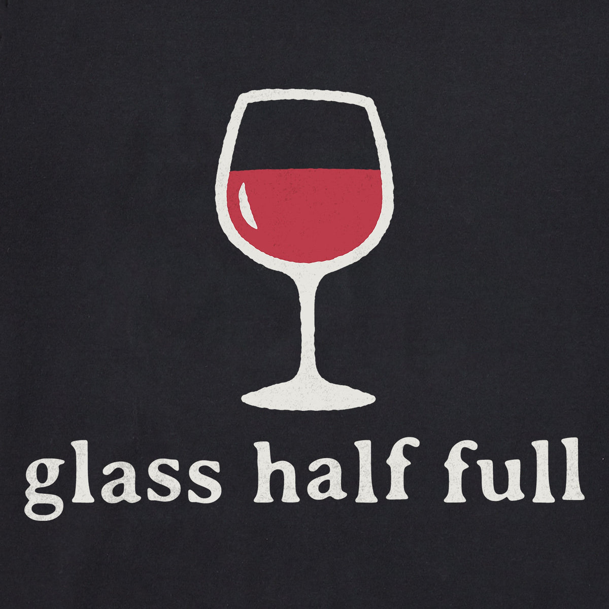 Women's Glass Half Full Short Sleeve Crusher Boxy Tee product image 2
