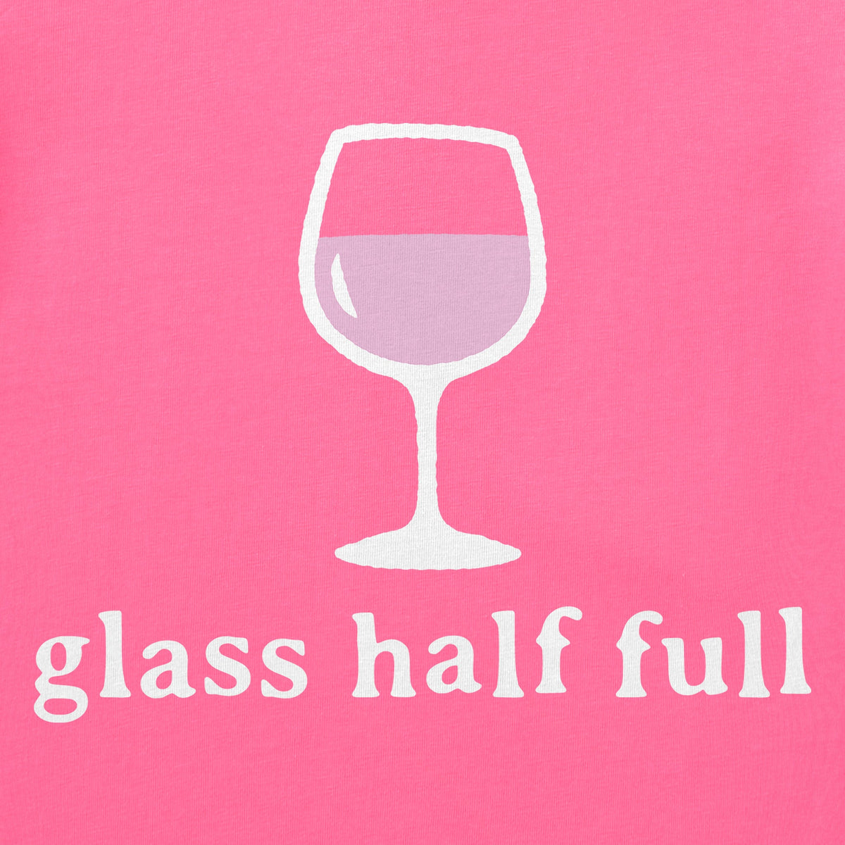 Women's Glass Half Full Short Sleeve Crusher Tee product image 6