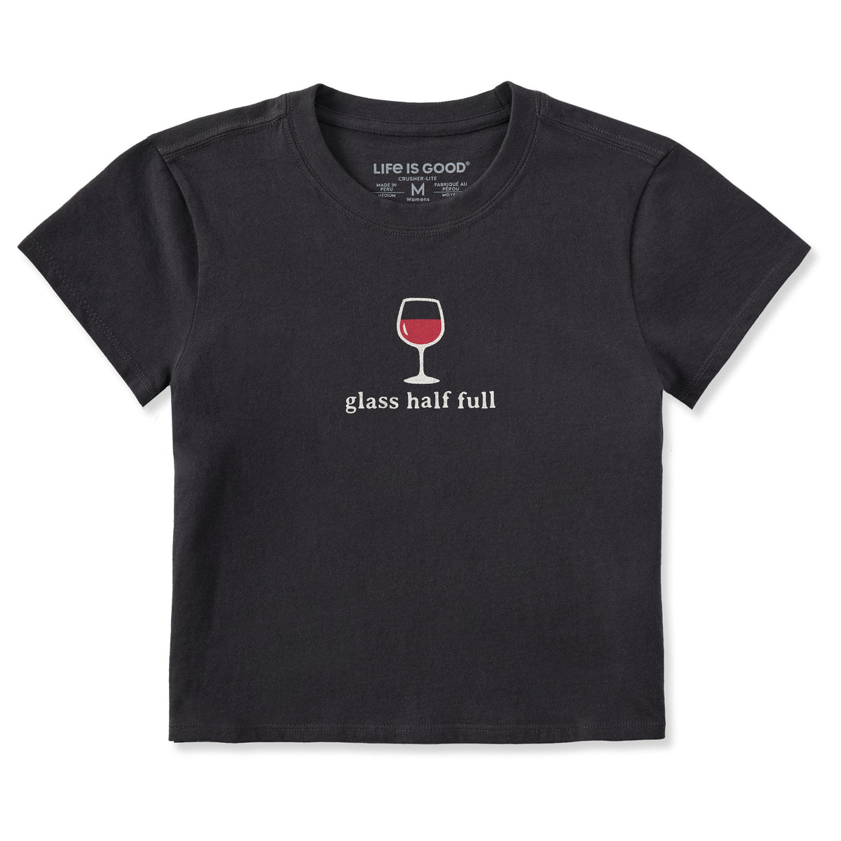 Women's Glass Half Full Crusher-LITE Shrunken Tee product image 1
