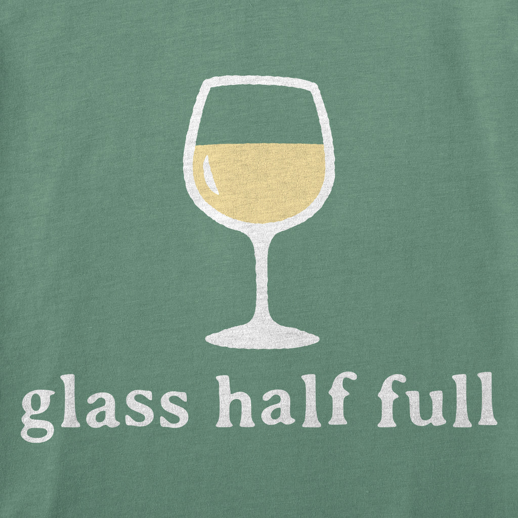 Men's Glass Half Full Short Sleeve Crusher Tee product image 4
