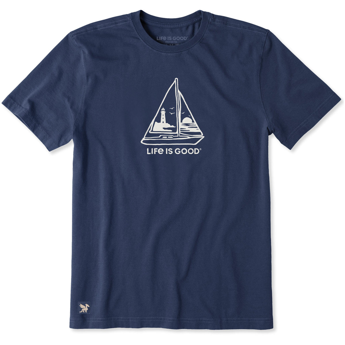 Men's Sailboat Lighthouse Short Sleeve Tee product image 1