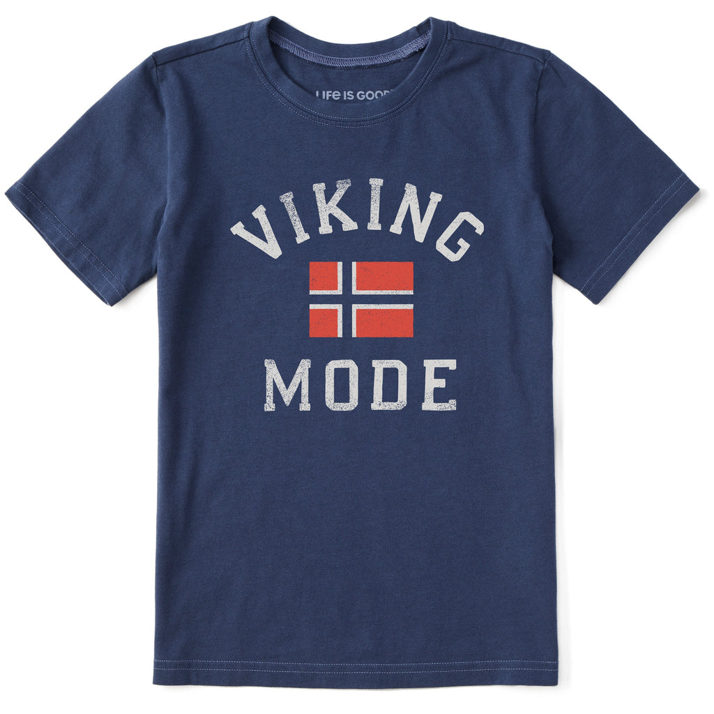 Kids Viking Mode Short Sleeve Crusher Tee