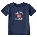 Toddler Viking Mode Short Sleeve Crusher Tee