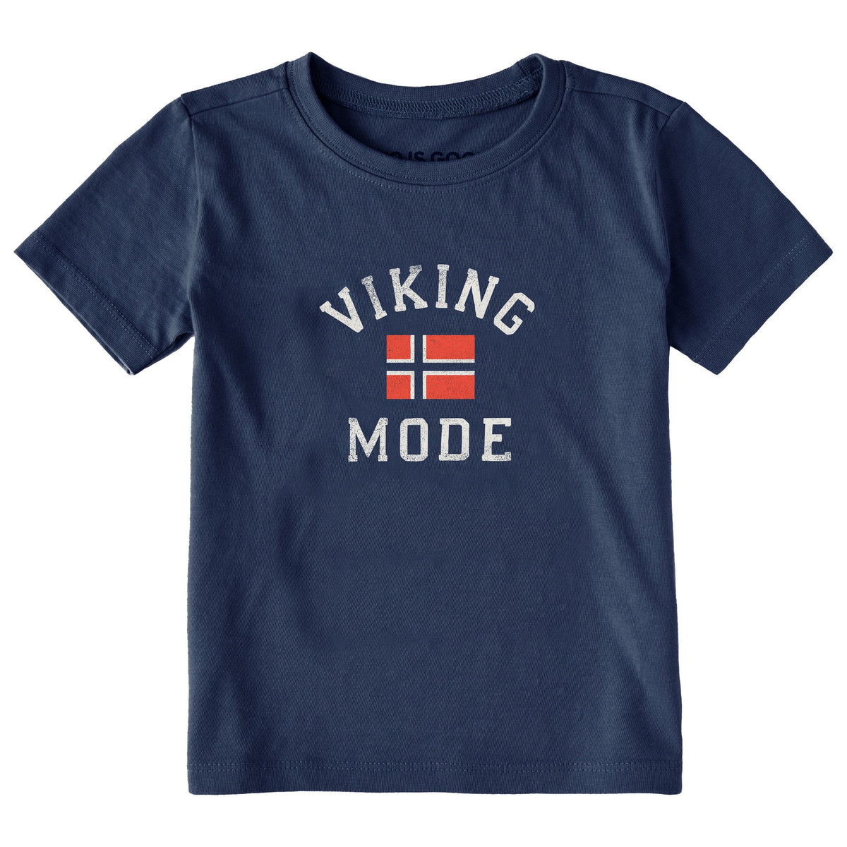 Toddler Viking Mode Short Sleeve Crusher Tee