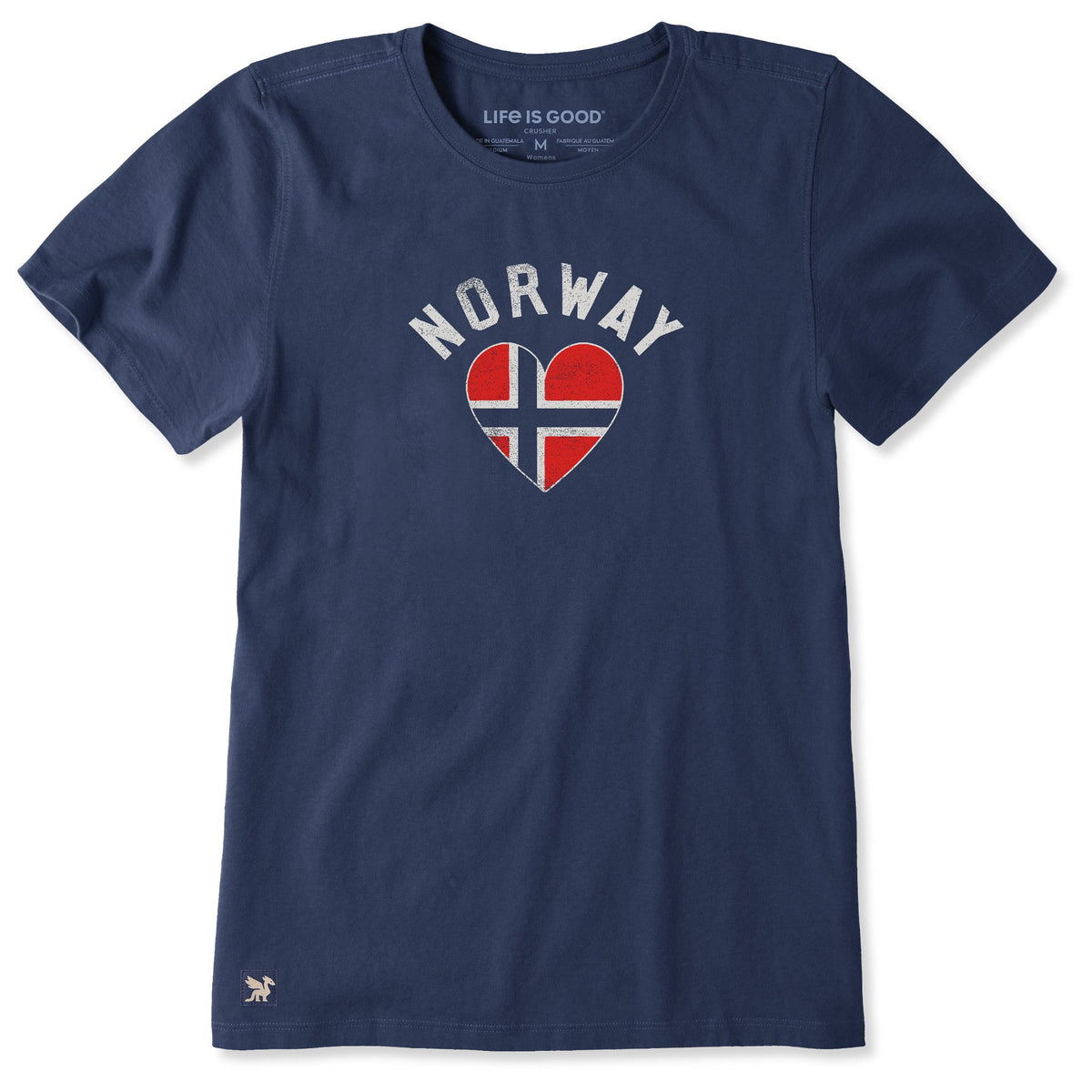 Women's Norway Heart Short Sleeve Crusher Tee