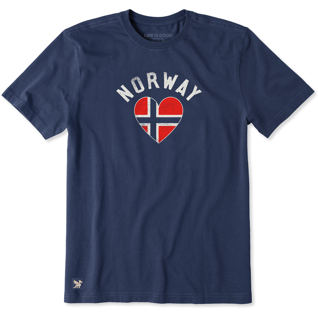 Men's Norway Heart Short Sleeve Crusher Tee