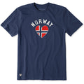 Men's Norway Heart Short Sleeve Crusher Tee
