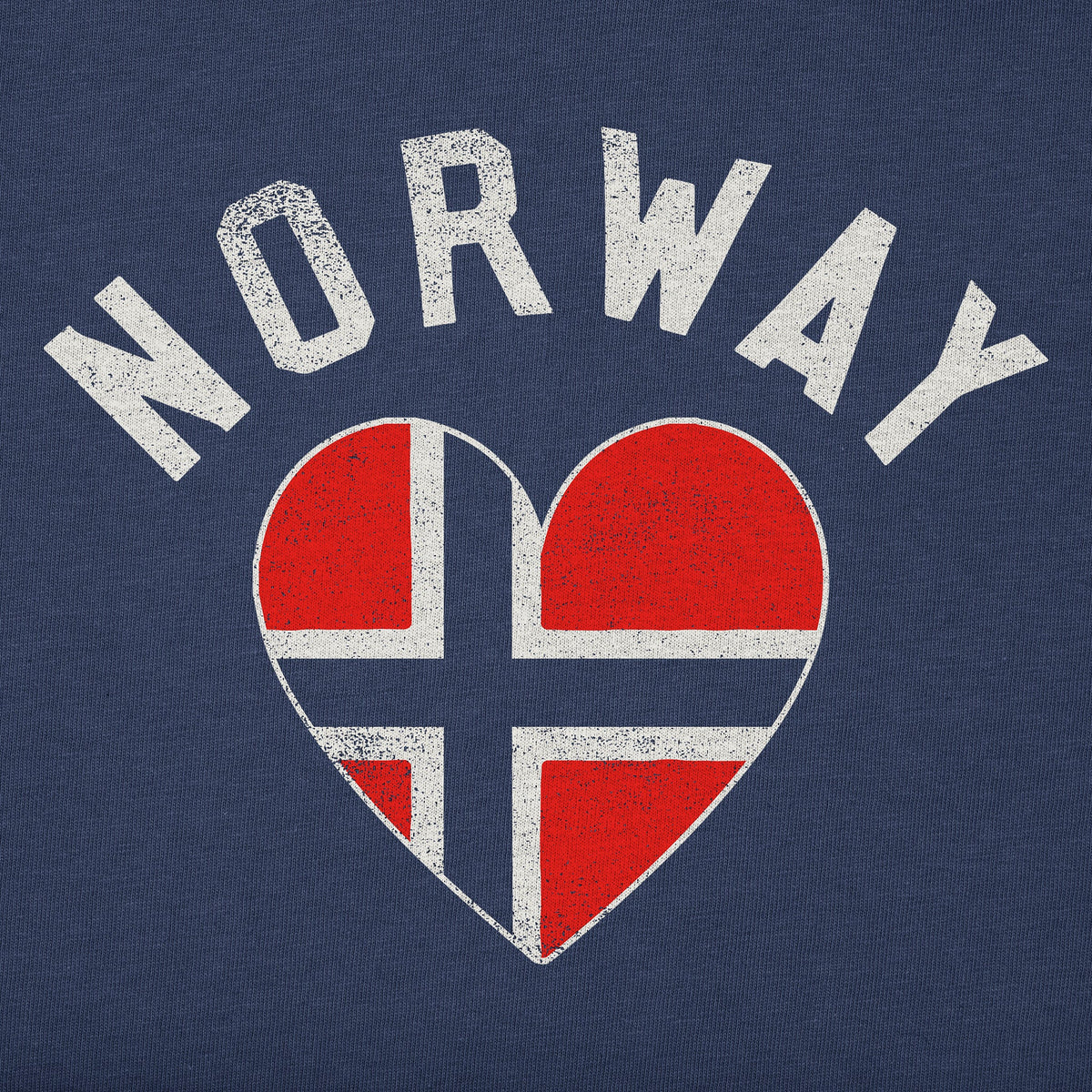 Men's Norway Heart Short Sleeve Crusher Tee