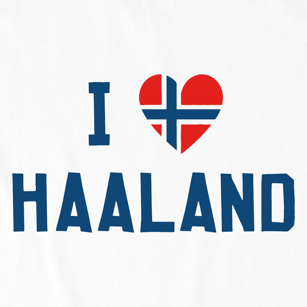 Women's I Heart Haaland Crusher-LITE Shrunken Tee