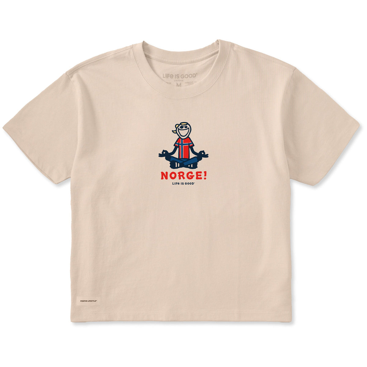 Women's Jake Zen Soccer Norway Short Sleeve Crusher Boxy Tee