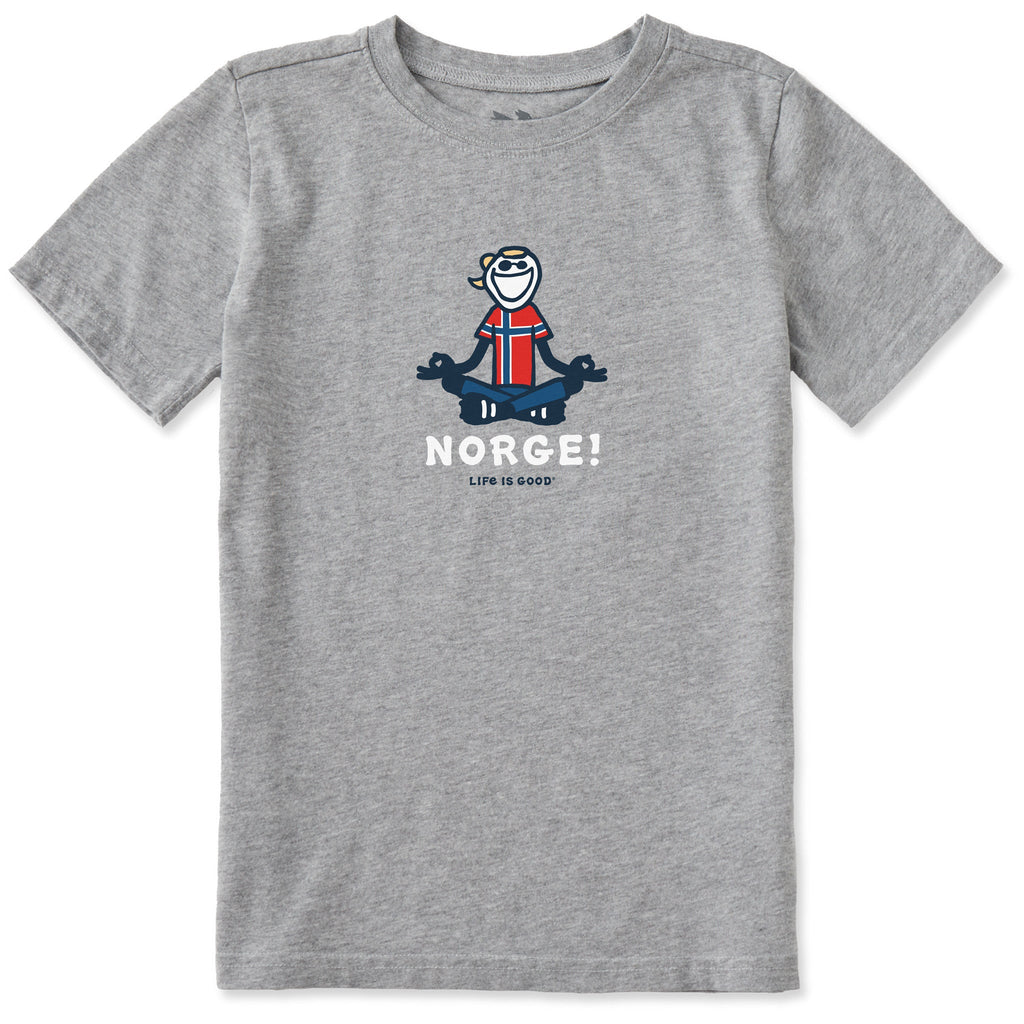 Kids Jake Zen Soccer Norway Short Sleeve Crusher Tee