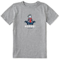 Kids Jake Zen Soccer Norway Short Sleeve Crusher Tee
