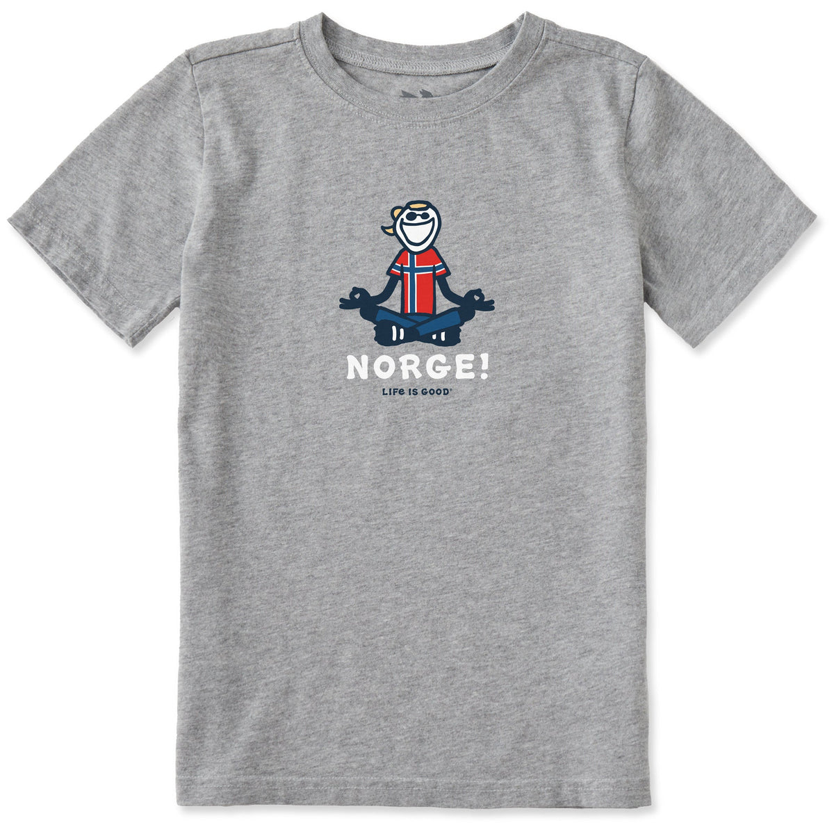 Kids Jake Zen Soccer Norway Short Sleeve Crusher Tee