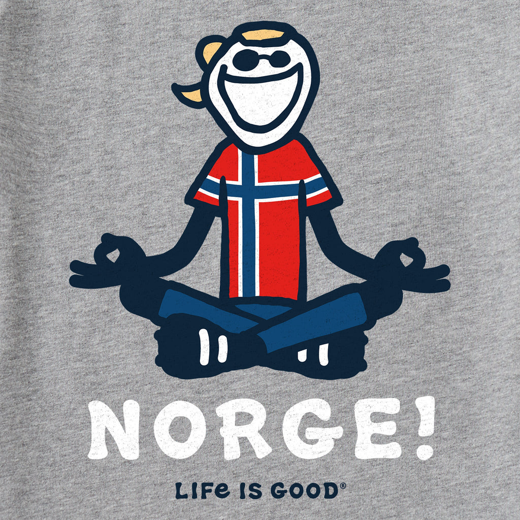 Kids Jake Zen Soccer Norway Short Sleeve Crusher Tee