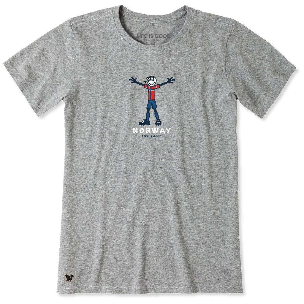 Women's Jake Soccer Norway Short Sleeve Crusher Tee