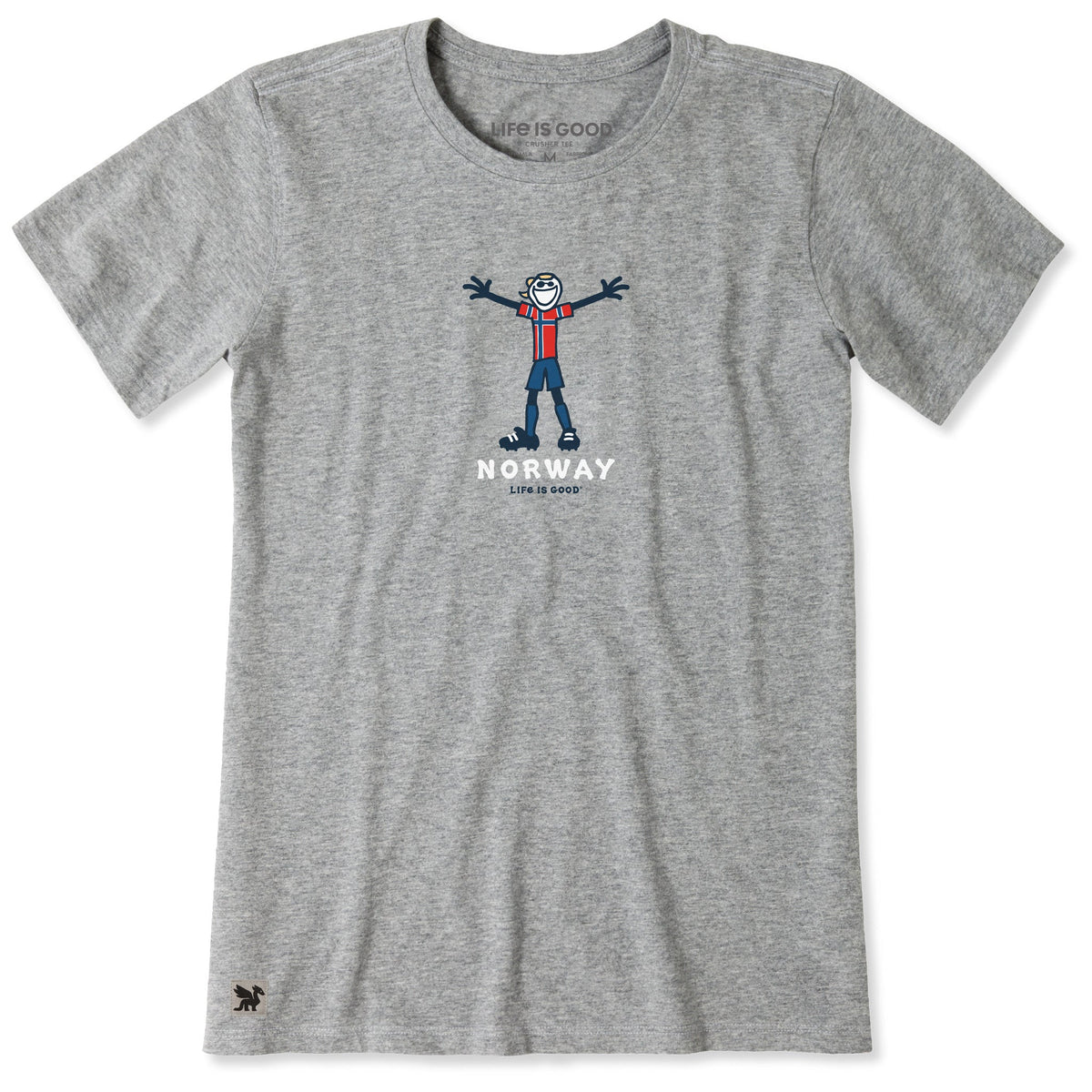 Women's Jake Soccer Norway Short Sleeve Crusher Tee