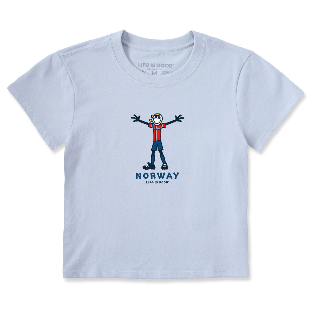 Women's Jake Soccer Norway Crusher-LITE Shrunken Tee