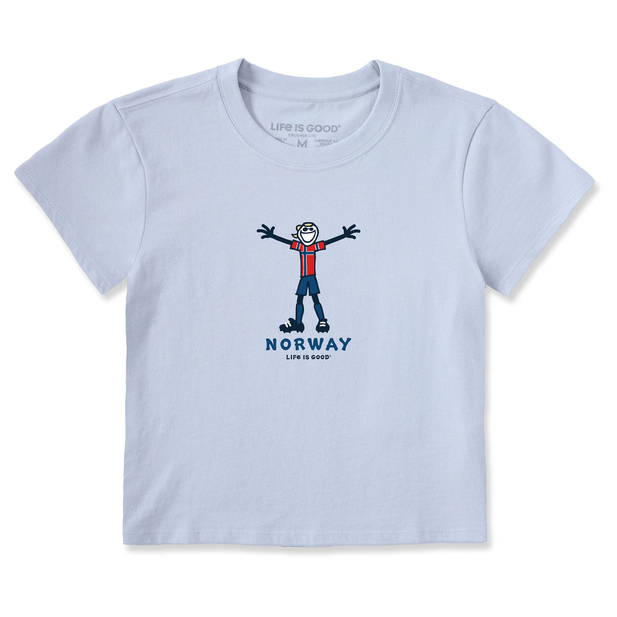 Women's Jake Soccer Norway Crusher-LITE Shrunken Tee