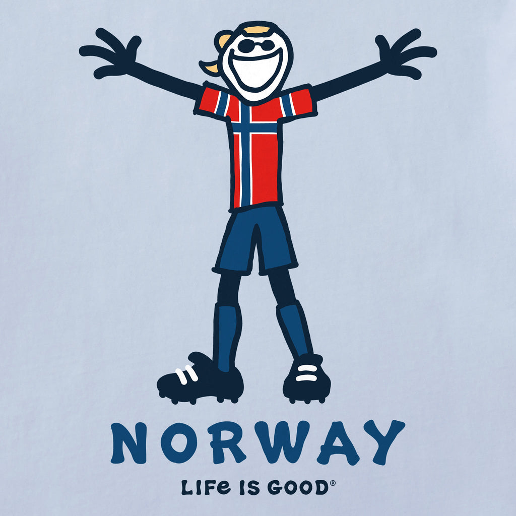 Women's Jake Soccer Norway Crusher-LITE Shrunken Tee