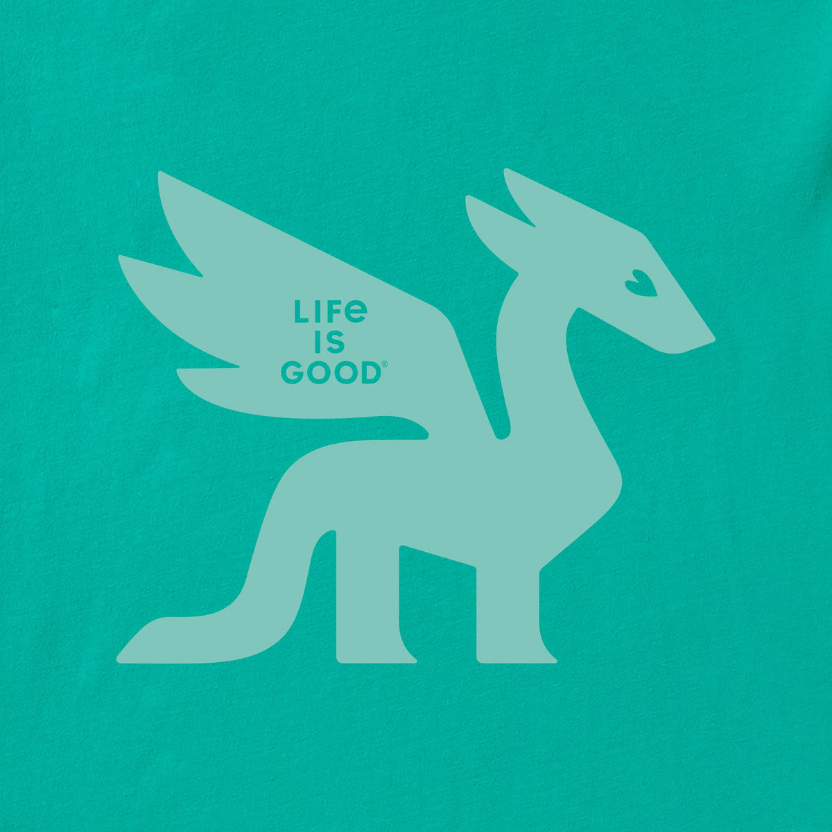 Women's LIG Wordmark Dragon Short Sleeve Crusher Tee product image 6