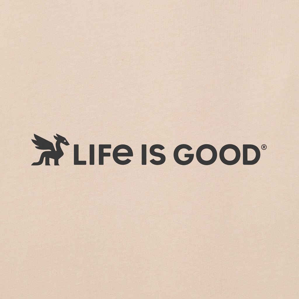 Men's Life is Good Dragon Short Sleeve Crusher Tee product image 6