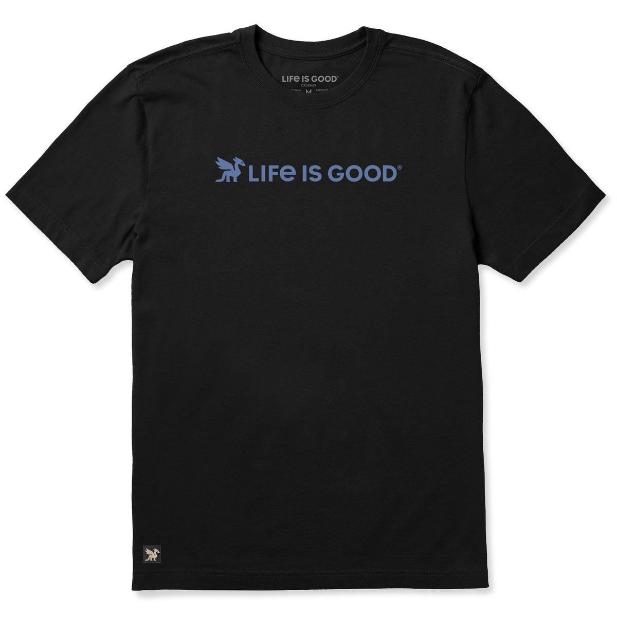 Men's Life is Good Dragon Short Sleeve Crusher Tee product image 3