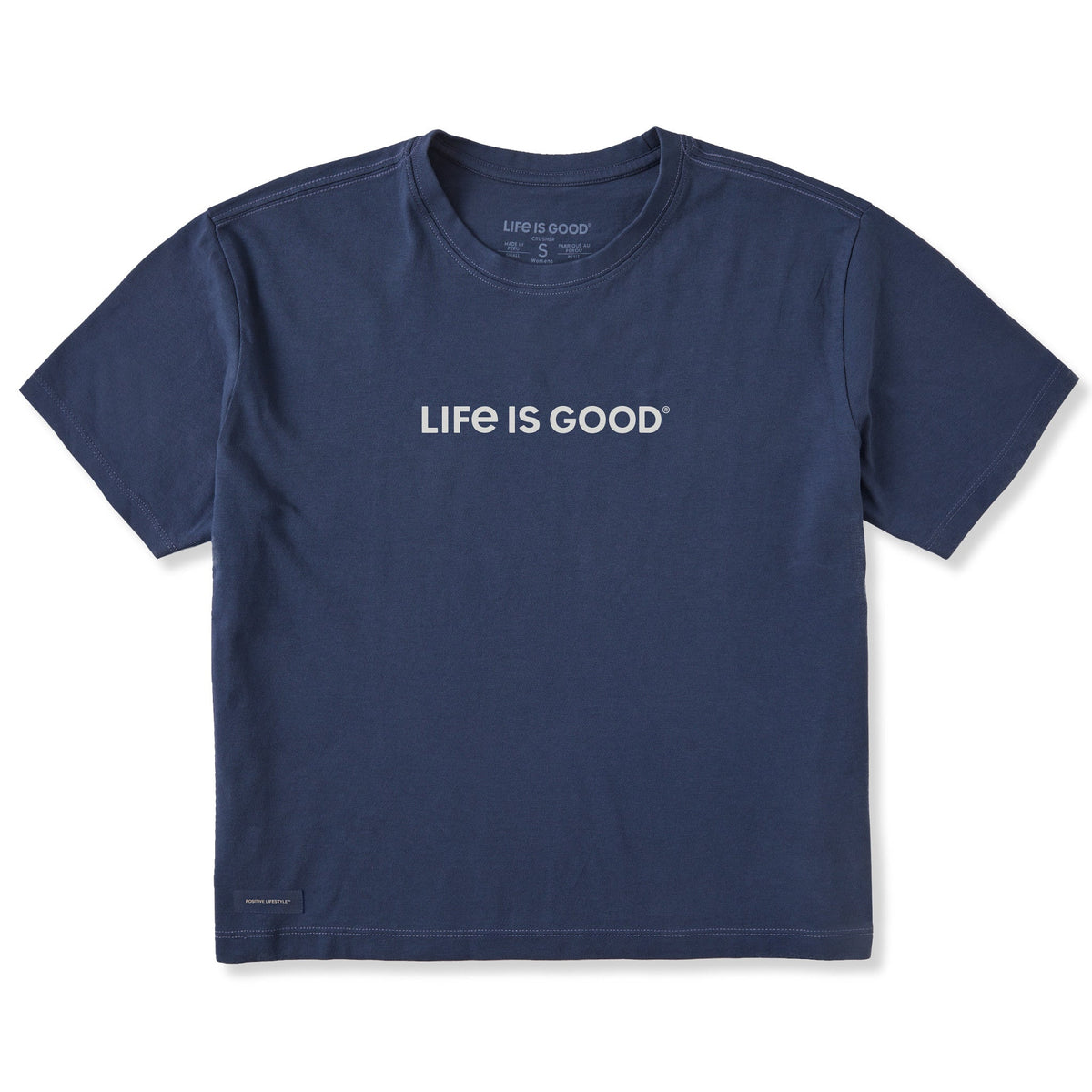 Women's Life is Good Short Sleeve Crusher Boxy Tee product image 1
