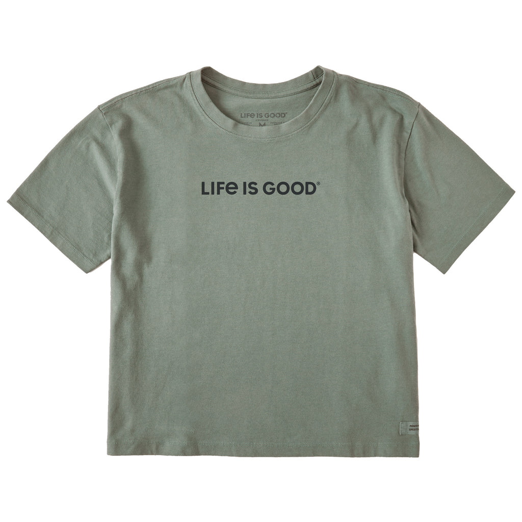 Women's Life is Good Short Sleeve Crusher Boxy Tee product image 3