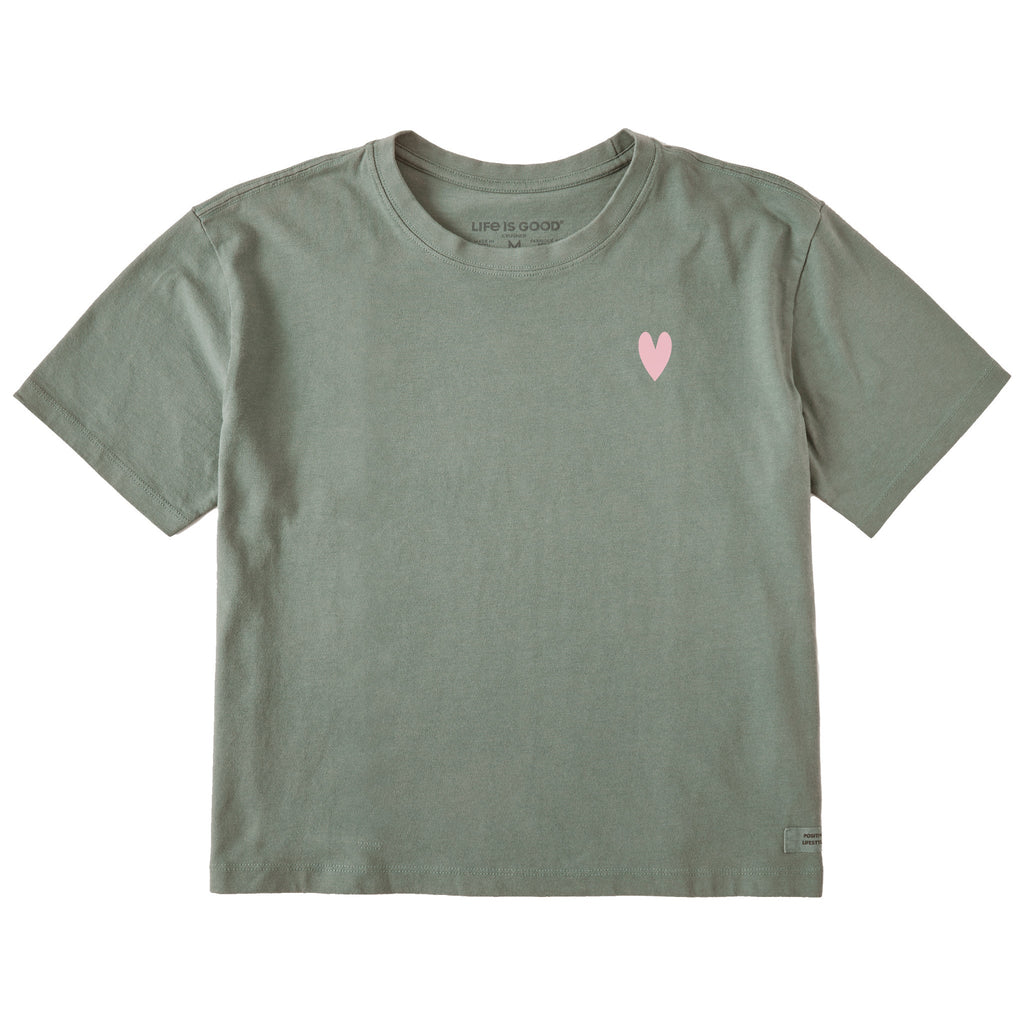 Women's Bert's Dragon Heart Eye Short Sleeve Crusher Boxy product image 3
