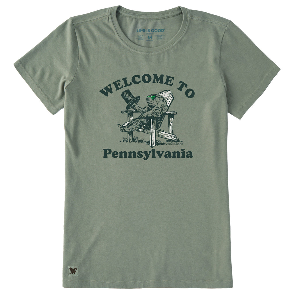 Women's Welcome to Pennsylvania Short Sleeve Crusher Tee