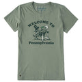 Women's Welcome to Pennsylvania Short Sleeve Crusher Tee