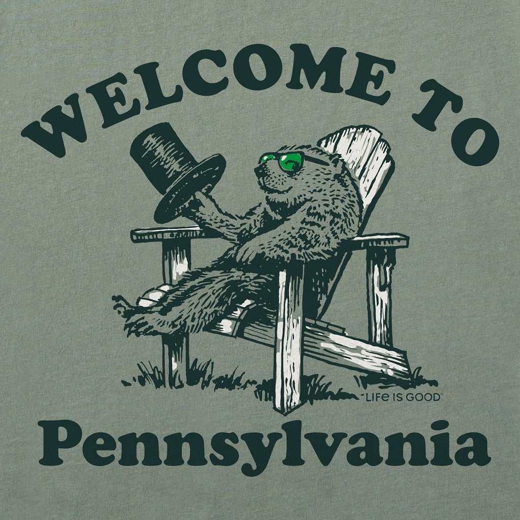 Women's Welcome to Pennsylvania Short Sleeve Crusher Tee