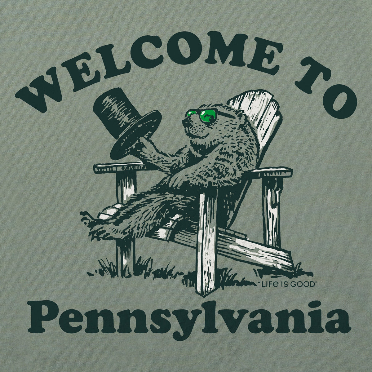 Women's Welcome to Pennsylvania Short Sleeve Crusher Tee