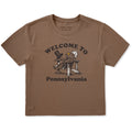 Women's Welcome to Pennsylvania Short Sleeve Crusher Boxy Tee