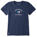 Women's Life is Good in Texas Flag Short Sleeve Tee product image 1