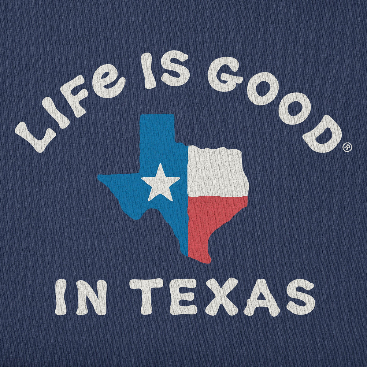 Women's Life is Good in Texas Flag Short Sleeve Tee product image 2