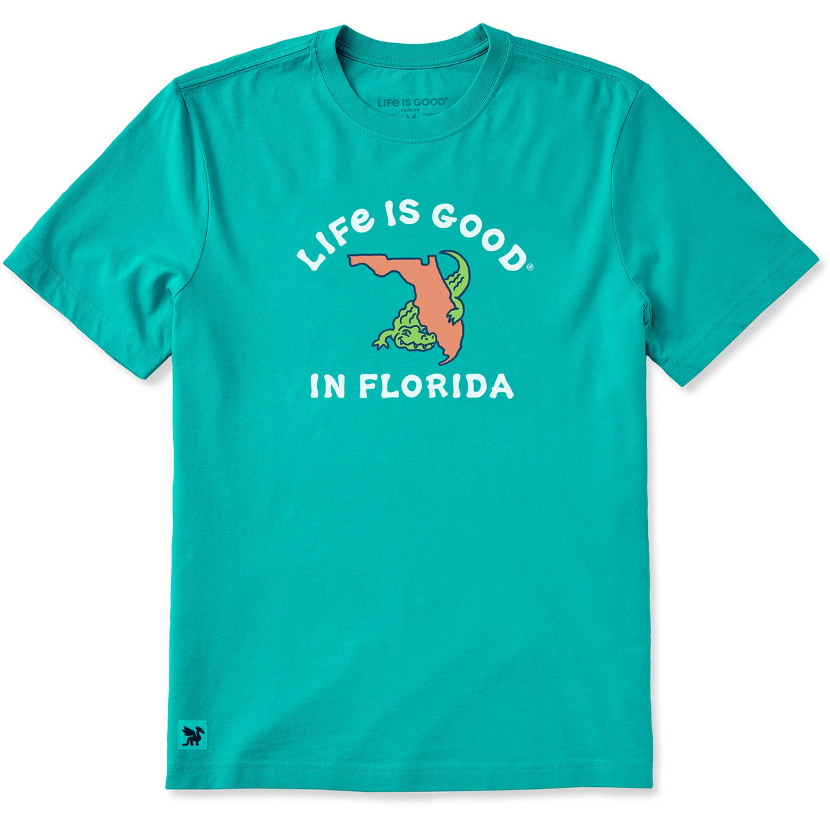 Men's Life is Good in Florida Short Sleeve Crusher Tee product image 1