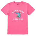 Kids Life is Good in Florida Short Sleeve Crusher Tee product image 1