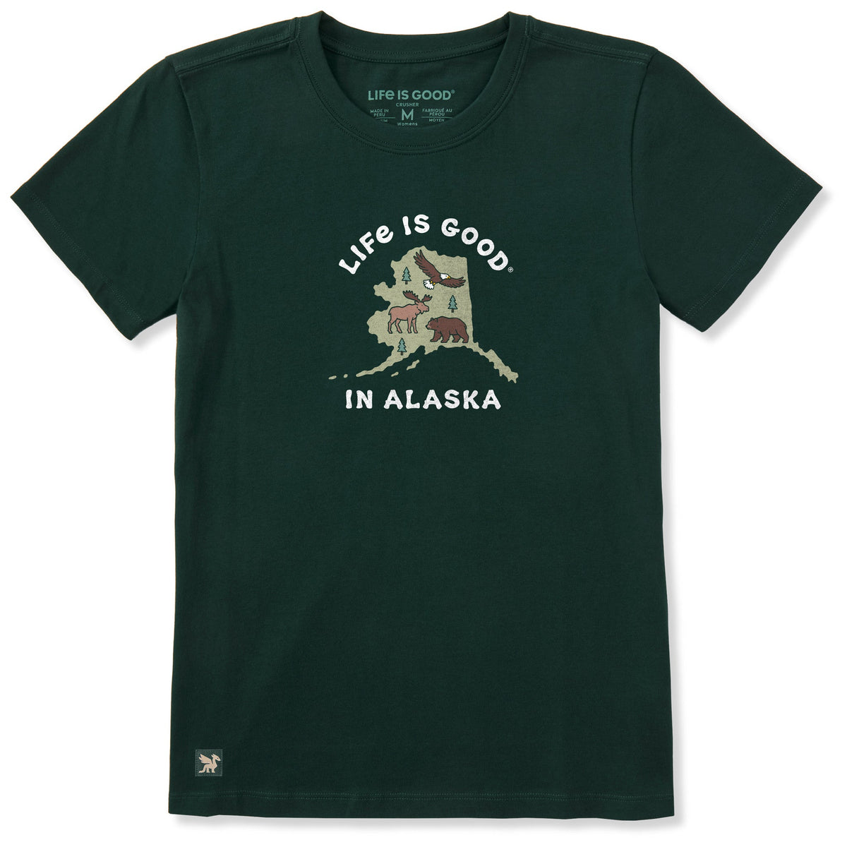 Women's Life is Good in Alaska Short Sleeve Crusher Tee product image 1
